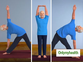 International Yoga Day : पीएम मोदी ने बताया ताड़ासन और त्रिकोणासन योग करने के तरीके और फायदे, देखें वीडियो 